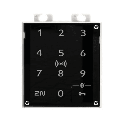 2N IP Verso – Touch keypad & Bluetooth & RFID reader 125kHz secured 13.56MHz NFC PICard compatible (91550947-S) Touch keypad & Bluetooth & RFID reader 125kHz, secured 13.56MHz,NFC, PICard compatible (91550947) - Image 1