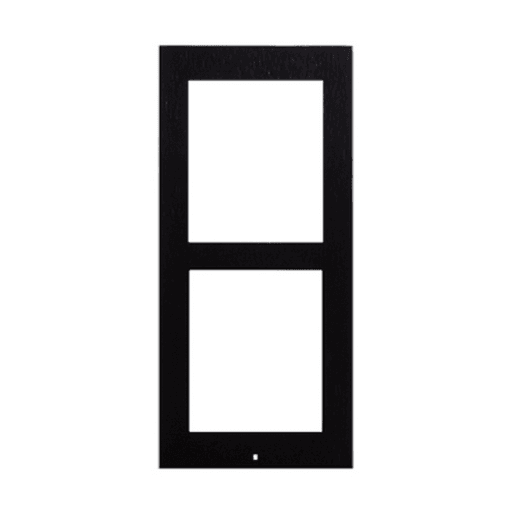 IP_LTE Verso – Frame for surface installation 2 modules Black (9155022B) 2N IP/LTE Verso – Frame for surface installation, 2 modules, Black (9155022B) - Image 1