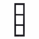 2N IP/LTE Verso – Frame for surface installation, 3 modules, Black (9155023B)