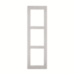 2N IP/LTE Verso – Frame for surface installation, 3 modules, Nickel (9155023)