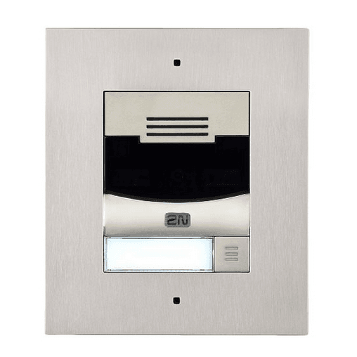 2N IP Solo – Without camera flush mount Nickel (9155301F) 2N IP Solo – Without camera, flush mount, Nickel (9155301F) - Image 1