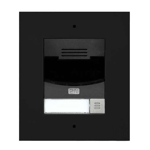 2N IP Solo – Without camera Flush mount Black (9155301BF) 2N IP Solo – Without camera, Flush mount, Black (9155301BF) - Image 1