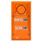 2N IP Safety – 2 buttons & 10W speaker, INFO/ SOS labels – 9152102W