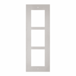 2N IP/LTE Verso – Frame for flush installation, 3 modules, Nickel (9155013)