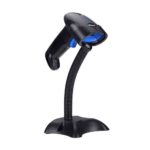 Ασύρματο/Ενσύρματο CCD Barcode Scanner Power on BCS-02BW, με stand